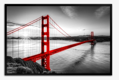 Golden Gate Bridge - Sunset San Francisco Bridge, HD Png Download, Free Download
