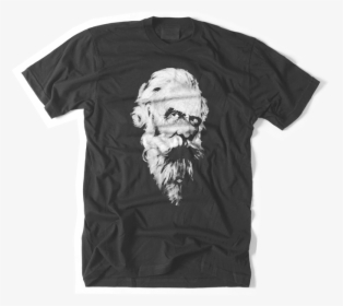 Bja Oldmanblacktee - Monochrome, HD Png Download, Free Download