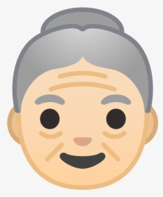 Download Svg Download Png - Old Woman Emoji, Transparent Png, Free Download
