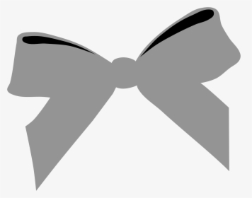 Cartoon Black Bow Tie - Ribbon Bow Silhouette, HD Png Download, Free Download