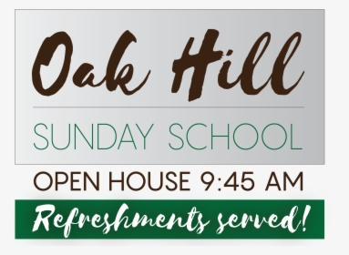Sunday School Open House, HD Png Download, Free Download