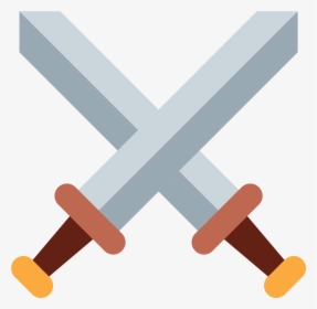 Transparent Crossed Sword Clipart - Crossed Swords Emoji, HD Png Download, Free Download