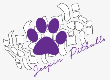 Jeepinpitbulls - Transparent Background Paw Print Png, Png Download, Free Download