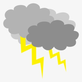 Cloud Cover With The Storm Storm Lightning Free Picture - Transparent Background Wind Gif, HD Png Download, Free Download