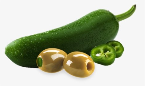 Chalkidiki Olives Stuffed With Jalapenos Pepper - Zucchini, HD Png Download, Free Download