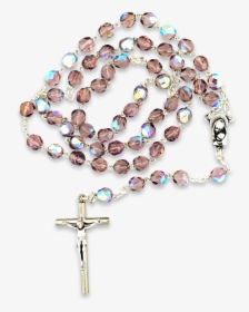 Purple Crystal Rosary Beads - Transparent Background Rosary Gif, HD Png Download, Free Download