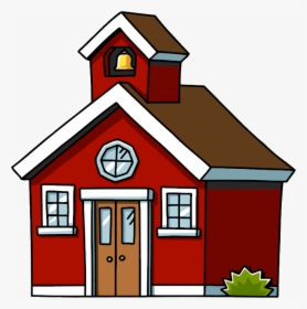 School House Clipart Cliparts - School House Outline, HD Png Download, Free Download