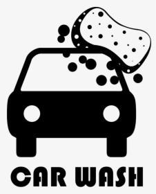 Foam Sponge Car Wash - Car Wash Vector Icon, HD Png Download, Free Download