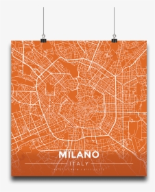 Milano Map Poster, HD Png Download, Free Download