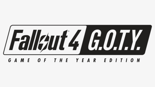 Return To The Wasteland On September 26 With Fallout - Fallout 4 Game Of The Year Logo, HD Png Download, Free Download