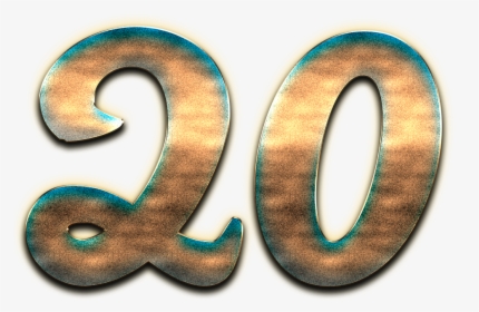 20 Number Design Png - Graphic Design, Transparent Png, Free Download