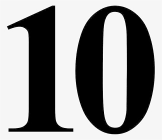 10 Number Free Png Image - 10 Times New Roman, Transparent Png, Free Download