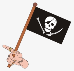 Graphics, Pirate, Skull, The Pirate Flag, Shin - Nepal Flag Clip Art, HD Png Download, Free Download