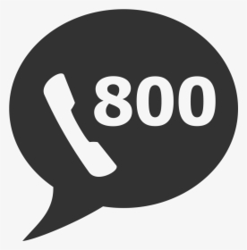 Choose An 800 Or Local Number - Toll Free Phone Icon, HD Png Download, Free Download