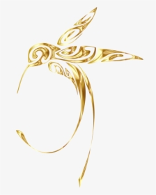 Fashion Accessory,jewellery,body Jewelry - Gold Hummingbird Png, Transparent Png, Free Download