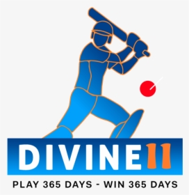 Divine11 India’s Biggest Fantasy Cricket - Divine Cricket Logo, HD Png Download, Free Download