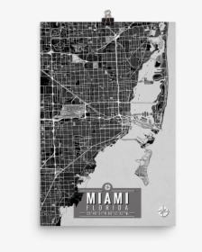 Miami Florida Map With Coordinates, HD Png Download, Free Download
