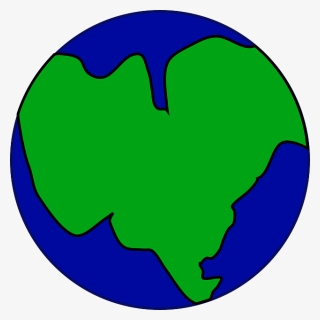 Pangea-hi - Earth As One Big Continent, HD Png Download, Free Download