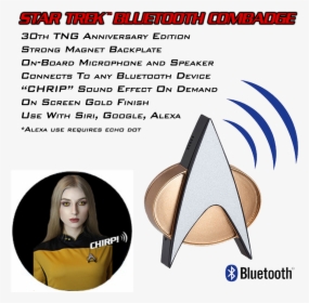 Star Trek The Next Generation 30th Anniversary Edition - Star Trek Pin Tng, HD Png Download, Free Download