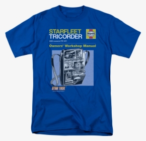 Starfleet Tricorder Star Trek T-shirt - T-shirt, HD Png Download, Free Download