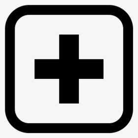 First Aid Clipart Hospital Symbol - Hospital Logo Black And White, HD Png Download, Free Download