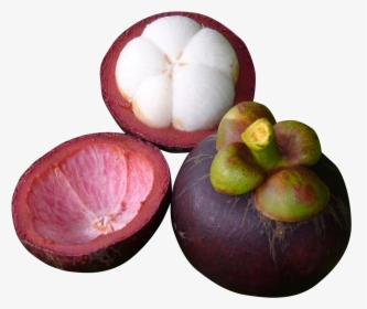 Purple Mangosteen Cut Png Image - Fruits Name Start With M, Transparent Png, Free Download