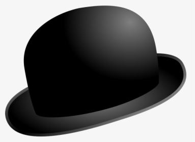 Black Bowler Hat Cartoon, HD Png Download, Free Download