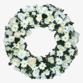 Wreath Of White Flowers, HD Png Download, Free Download