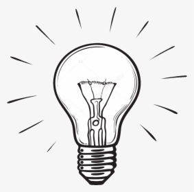 Lightbulb Drawing, HD Png Download, Free Download