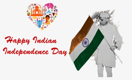 Happy Indian Independence Day Png Free Pic - India Independence Day Png, Transparent Png, Free Download