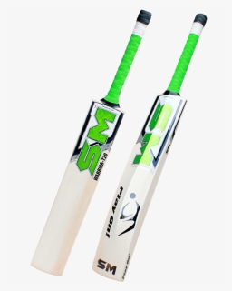 Sm Cricket Bat Green, HD Png Download, Free Download