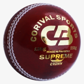 Cb Supreme Crown Leather Cricket Ball - Leather Cricket Ball, HD Png Download, Free Download