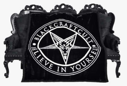 Pentagram Blanket - Moonlight Black - Black Craft Cult Blanket, HD Png Download, Free Download