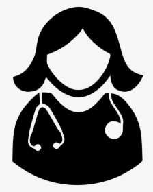 Female Doctor - Male Doctor Icon Free, HD Png Download, Free Download