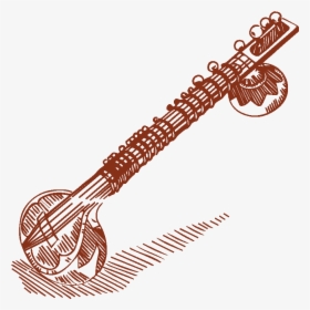 What Is “sitar” - Sitar Outline, HD Png Download, Free Download