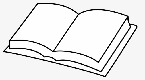 Blank Book Coloring Page, HD Png Download, Free Download