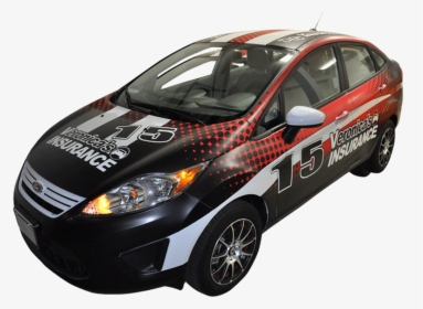 Ford Fiesta Car Wrap For Veronicas Auto Insurance - Ford Fiesta, HD Png Download, Free Download