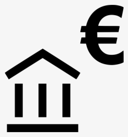 Bank Euro Sign Business - Euro Coin Icon Png, Transparent Png, Free Download