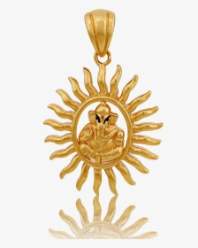 Lord Ganesha’s Sun Blessing Pendant - Cultura Índia, HD Png Download, Free Download