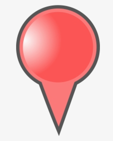 Pink,heart,orange - Transparent Map Marker Png, Png Download, Free Download
