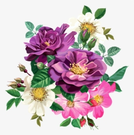 Flower Cliparts Transparent Floral Design - Transparent Background Flower Png, Png Download, Free Download