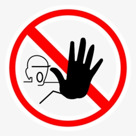 Sign, Stop, Halt, Warning, Hand, Forbidden, Symbol - Halt Sign, HD Png Download, Free Download