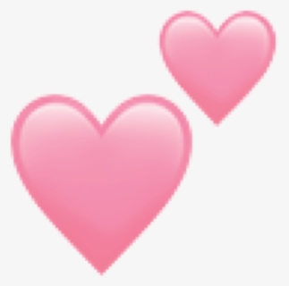 #pink #heart #aesthetic #hearts #heartemoji #cute #rosita - Transparent Pink Heart Emoji, HD Png Download, Free Download