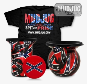 Confederate Flag Mudjug, HD Png Download, Free Download