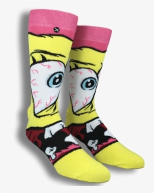 Nickelodeon Crazy Spongebob Squarepants Socks By Odd - Sock, HD Png Download, Free Download