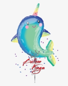 Happy Narwhal - Narwhal Balloon, HD Png Download, Free Download