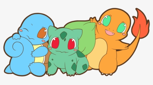 Kanto Starters - Pokémon Kanto Starter Png, Transparent Png, Free Download