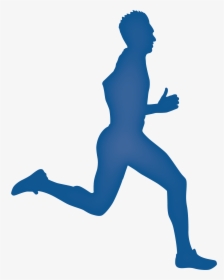 Silhouette Royalty Free Clip - Runner Silhouette, HD Png Download, Free Download