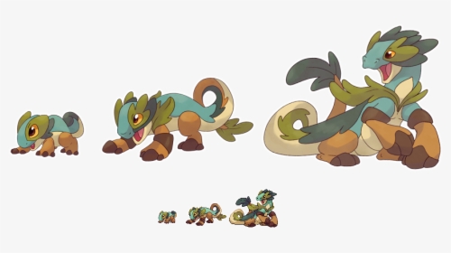 Fakemon Starters Grass, HD Png Download, Free Download