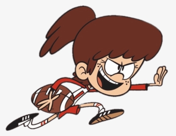 Lynn Loud Running With The Ball - Lynn The Loud House, HD Png Download, Free Download